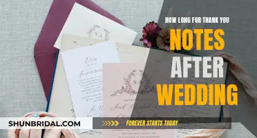 Post-Wedding Gratitude: The Ideal Time for Thank You Notes