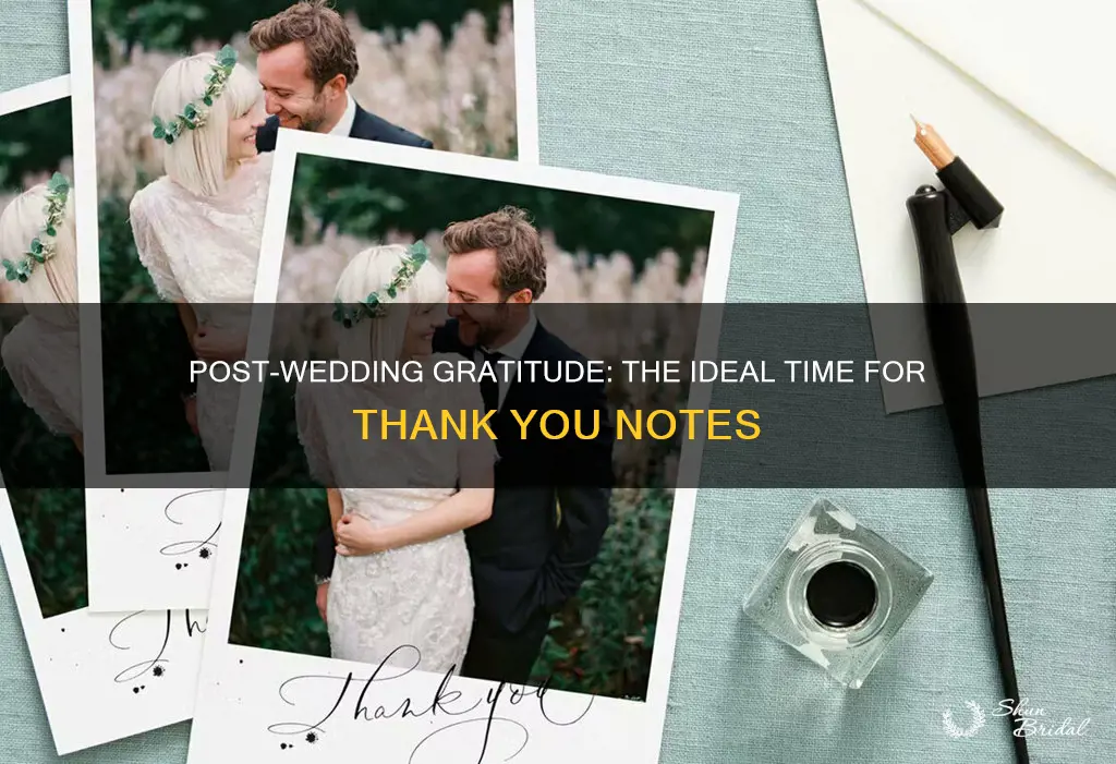 how long for thank you notes after wedding