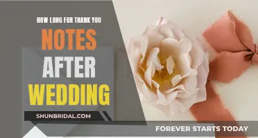 Writing Thank You Notes: Post-Wedding Etiquette Guide