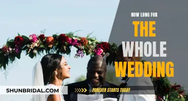 The Wedding Timeline: Planning Your Special Day's Schedule