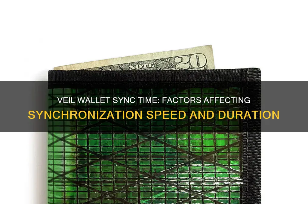 how long for veil to syncronize wallet
