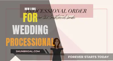 The Perfect Pace: Wedding Processional Timing Guide