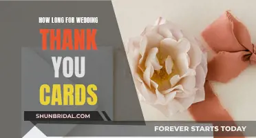 Thank You Card Timing: Wedding Etiquette Explained