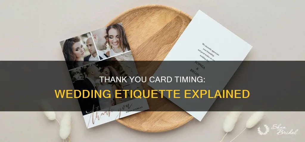 how long for wedding thank you cards