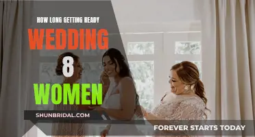 The Time It Takes for a Bride's Pre-Wedding Routine