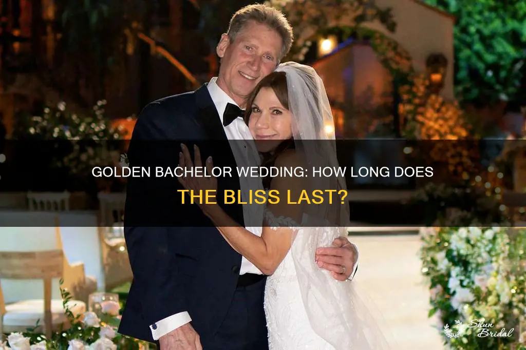how long golden bachelor wedding