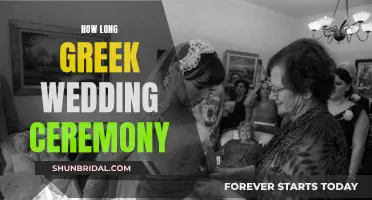 A Guide to the Duration of Greek Wedding Ceremonies