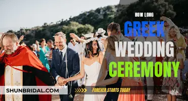 A Comprehensive Guide to Greek Wedding Ceremony Durations