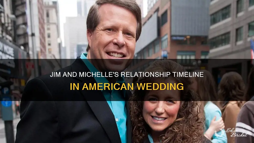 how long has jim dated michelle in american wedding