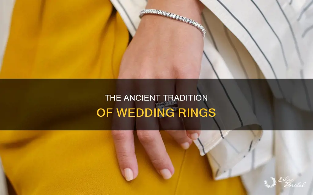 how long have people used wedding rings