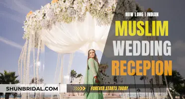 Indian Muslim Wedding Receptions: How Long Do They Last?