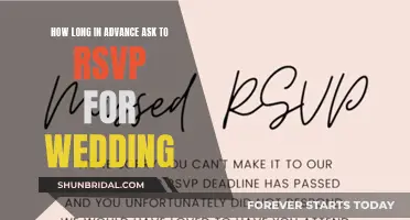 RSVP Etiquette: How Far in Advance for Wedding Guests?