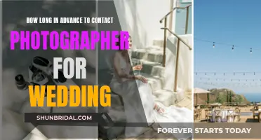 Planning Your Big Day: When to Book a Wedding Photographer