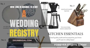 The Perfect Timing for a Wedding Registry