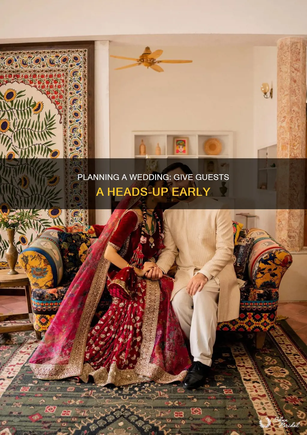 how long in advanced should you give guests for weddings