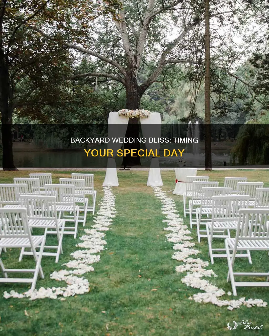 how long is a backyard wedding