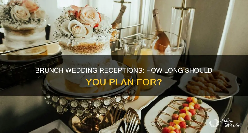 how long is a brunch wedding reception