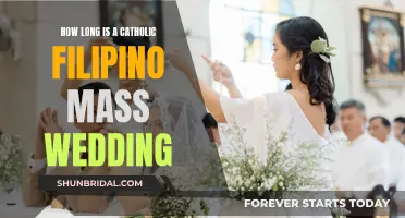 A Catholic Filipino Wedding Mass: How Long Does It Last?