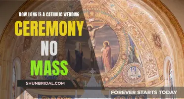 A Catholic Wedding Ceremony Without Mass: How Long?