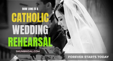 Understanding the Duration: Catholic Wedding Rehearsal Length