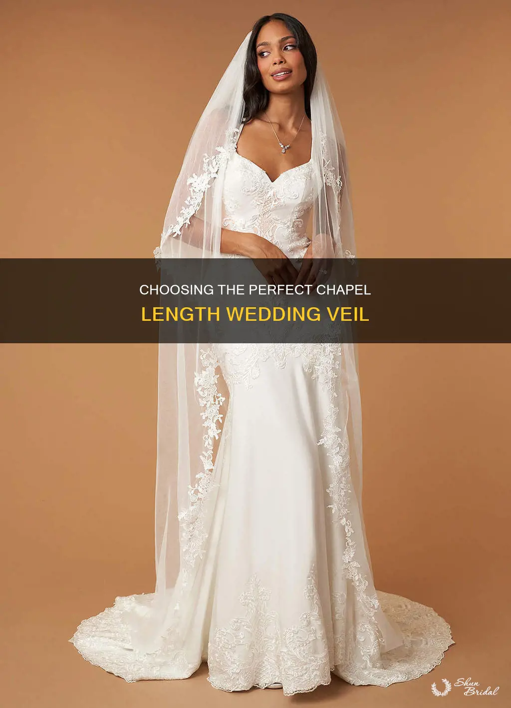 how long is a chapel length wedding veil