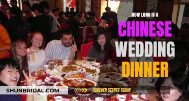 A Chinese Wedding Dinner: How Long Do They Last?