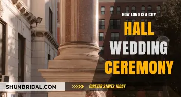 City Hall Wedding Ceremony: Duration and What to Expect