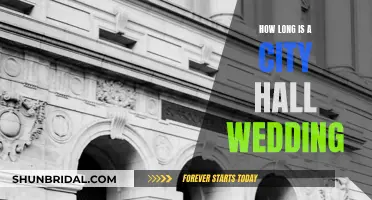 A Quick Guide to City Hall Wedding Durations