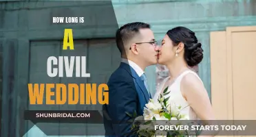 Civil Wedding Duration: How Long Do They Last?