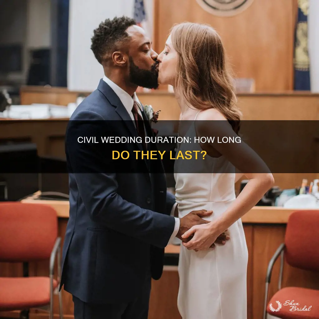 how long is a civil wedding