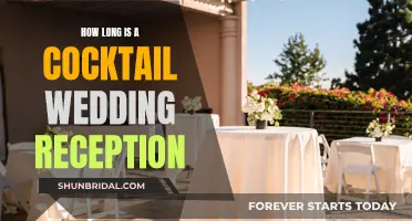 Cocktail Wedding Reception: The Perfect Length for Your Celebration