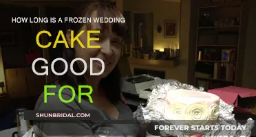 Freezing Wedding Cakes: How Long Can You Keep Them?