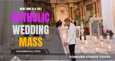 A Catholic Wedding: The Ceremony's Duration Explained