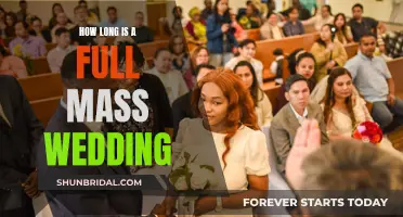 The Ultimate Guide to Planning a Full Mass Wedding: Duration and Tips