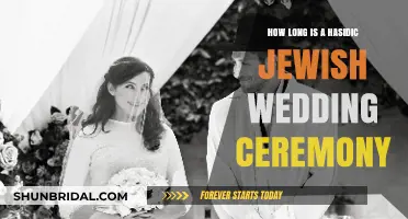 Understanding the Duration of a Traditional Hasidic Jewish Wedding Ceremony