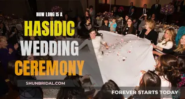 A Glimpse at the Length of Hasidic Wedding Ceremonies