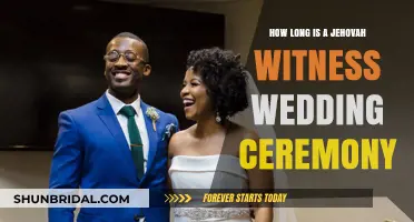 Understanding the Length of a Jehovah's Witness Wedding Ceremony