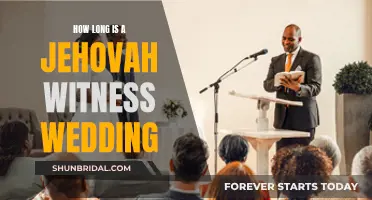A Memorable Jehovah's Witness Wedding: How Long Does It Last?