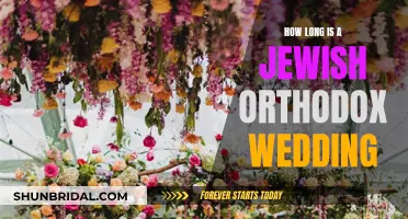 The Elaborate Rituals of Jewish Orthodox Weddings Last How Long?