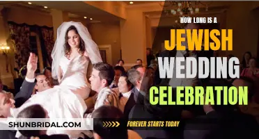 The Duration of Jewish Wedding Festivities: A Guide to Celebrations