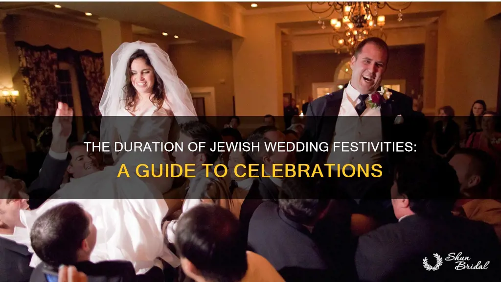 how long is a jewish wedding celebration