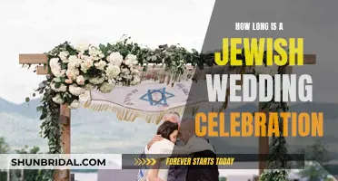 Jewish Wedding Celebrations: How Long Do They Last?