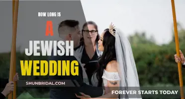 The Duration of Jewish Wedding Ceremonies: A Guide