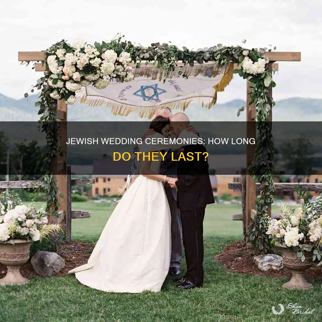 how long is a jewish wedding