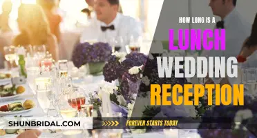 A Lunch Wedding Reception: How Long Should It Last?