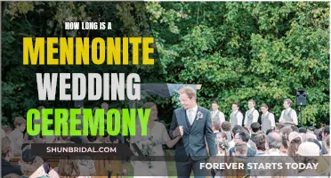 Mennonite Wedding Traditions: Ceremony Length and Customs Explored