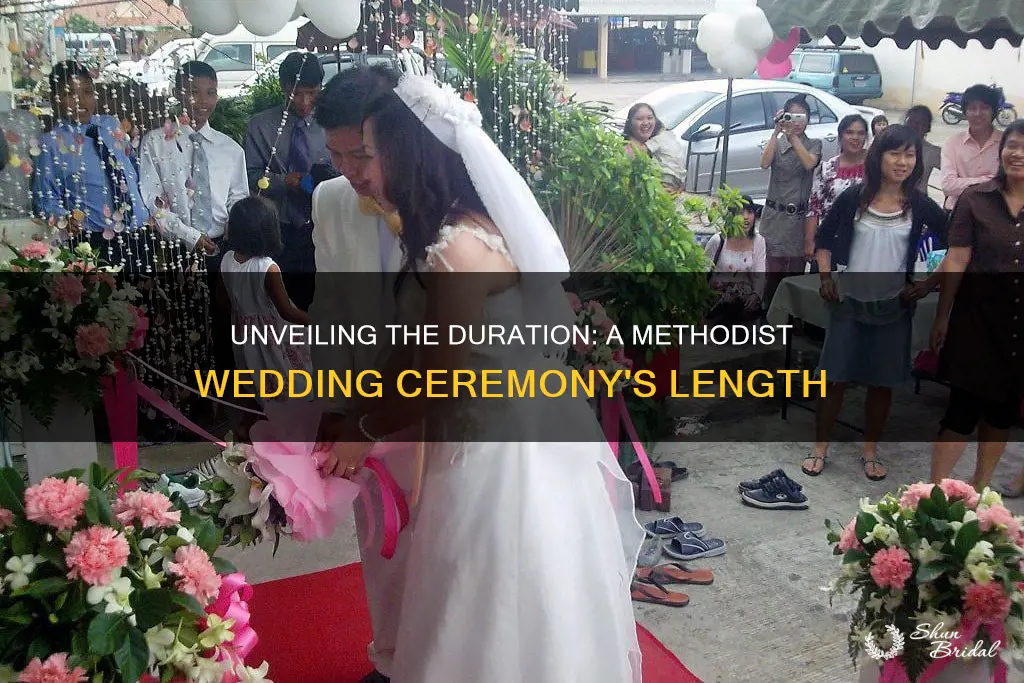 how long is a methodist wedding ceremony