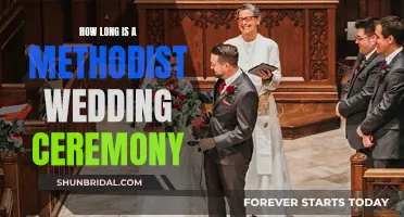 A Methodist Wedding Ceremony: Duration and Details
