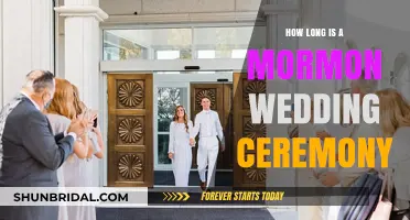 Understanding the Length of a Traditional Mormon Wedding Ceremony