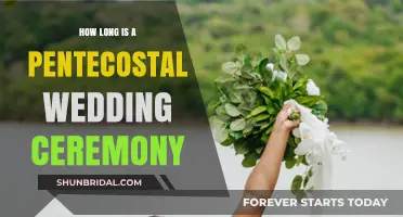 Pentecostal Wedding Ceremony Duration: What to Expect and Why